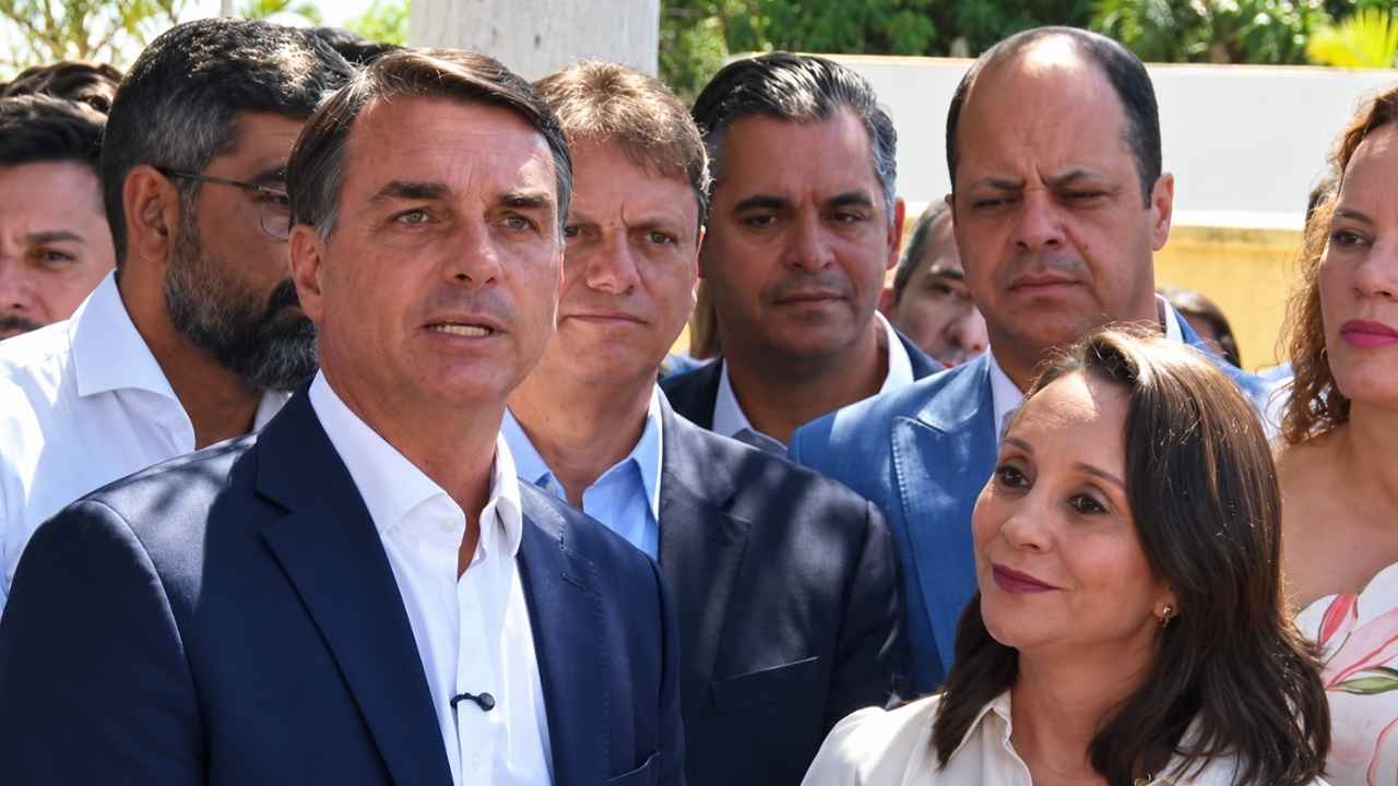 Podemos formaliza apoio a Flávio Bolsonaro no segundo turno Podemos formaliza apoio a Flávio Bolsonaro no segundo turno