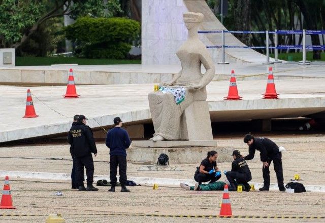 Polícia faz varredura nos arredores do STF | Divulgação/Fabio Rodrigues-Pozzebom/Agência Brasil