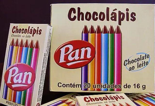 Criado no início dos anos 2000, o chocolápis foi mais um produto voltado para o público infantil | Reprodução/Facebook