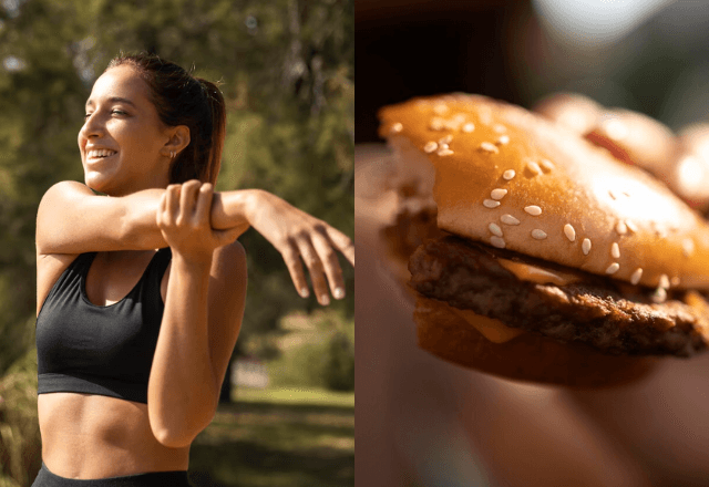 Fazer exercício ou comer um hambúrguer? Estudo descobre como cérebro toma essa decisão; entenda Fazer exercício ou comer um hambúrguer? Estudo descobre como cérebro toma essa decisão; entenda