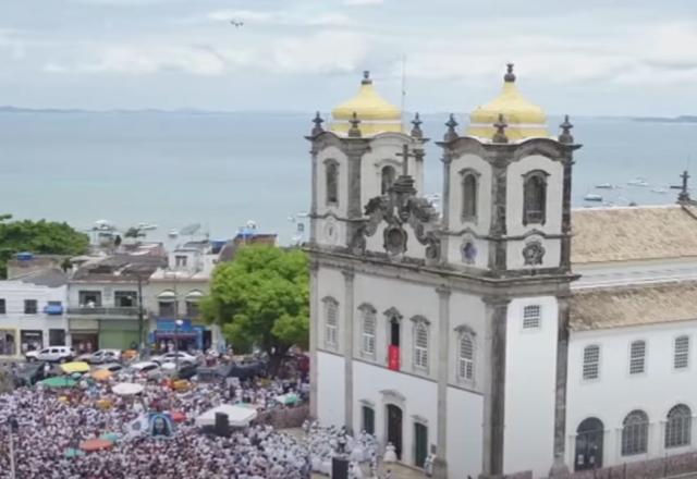 Festa Bonfim (reprodução SBT Brasil)