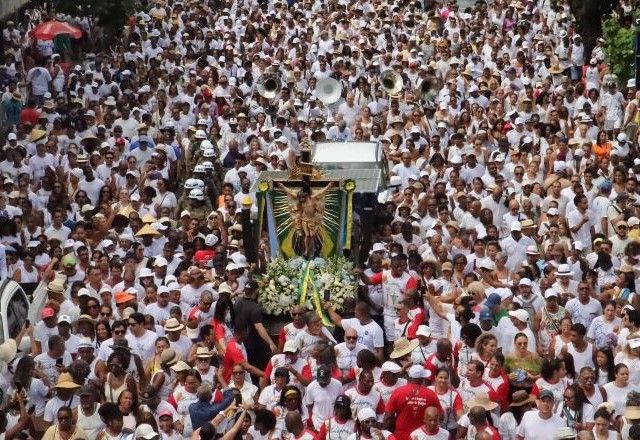 Fiéis fazem caminhada da Lavagem do Bonfim | Reprodução/@comunicacampos