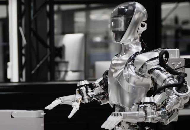 Robô da Figure AI prepara um cafezinho | Reprodução/Figure AI