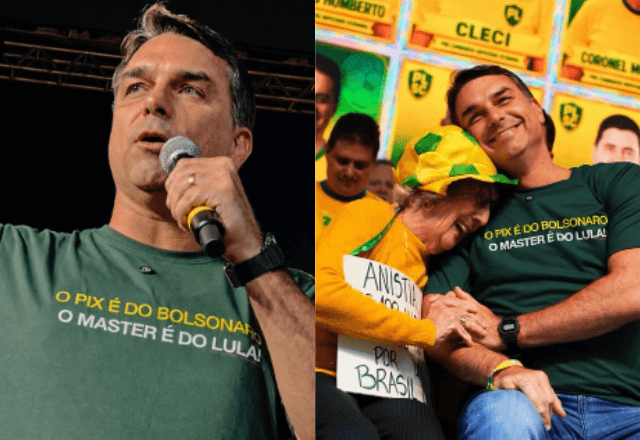 Flávio Bolsonaro é aconselhado a abandonar slogan ‘O pix é do Bolsonaro, o Master é do Lula’