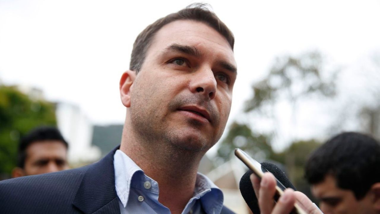 O senador e pré-candidato à Presidência Flávio Bolsonaro (PL-RJ) | Tânia Rego/Agência Brasil