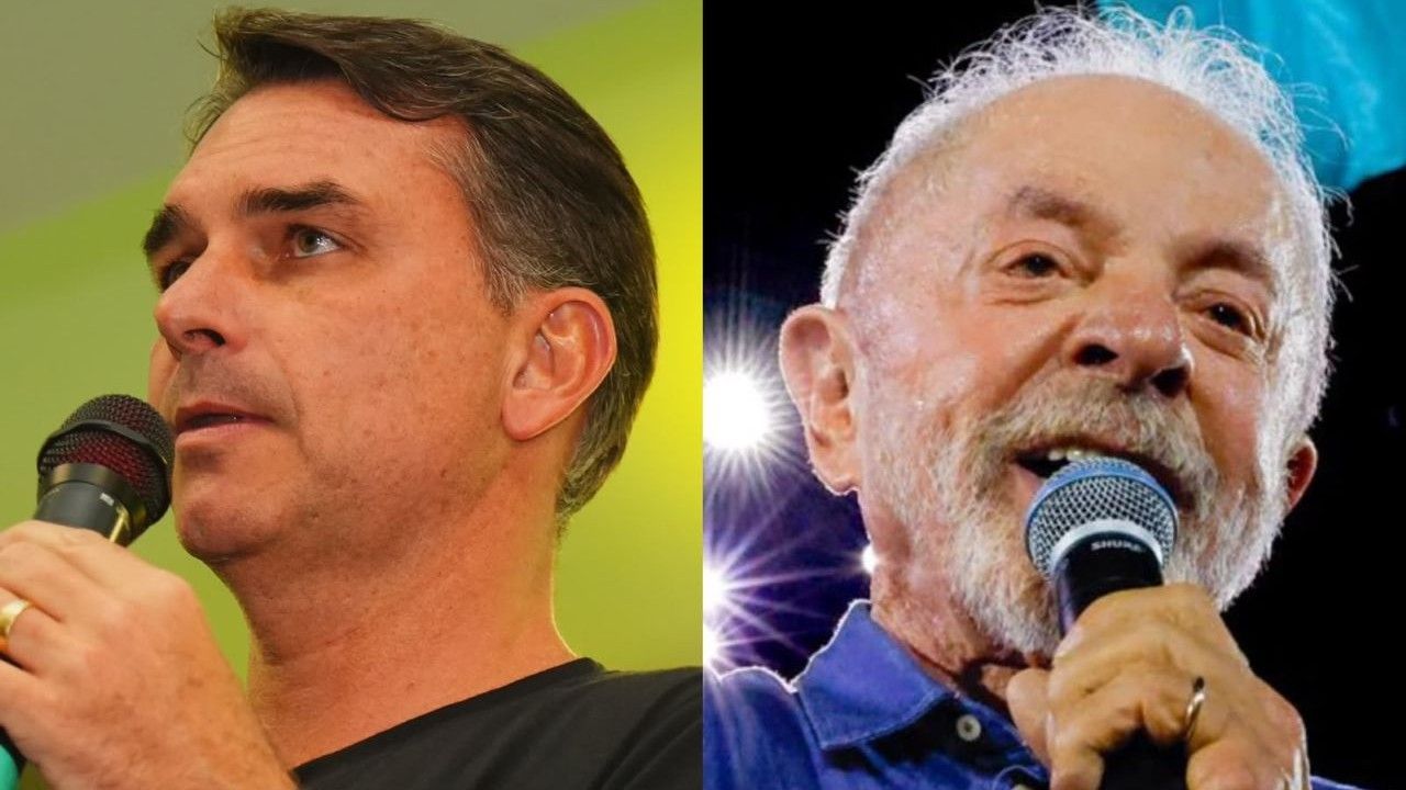 Flávio Bolsonaro (PL-RJ) e presidente Lula (PT) | Divulgação/Charles Vieira e Divulgação/Ricardo Stuckert/PR