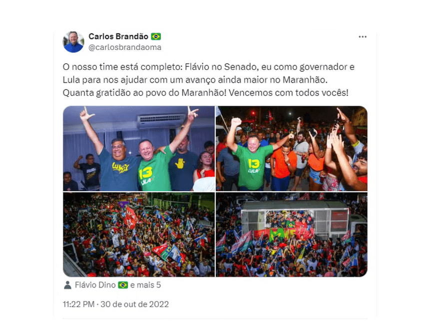 AGU pede a Facebook e Twitter remoção de conteúdo que vincula Flávio Dino à morte de Marielle