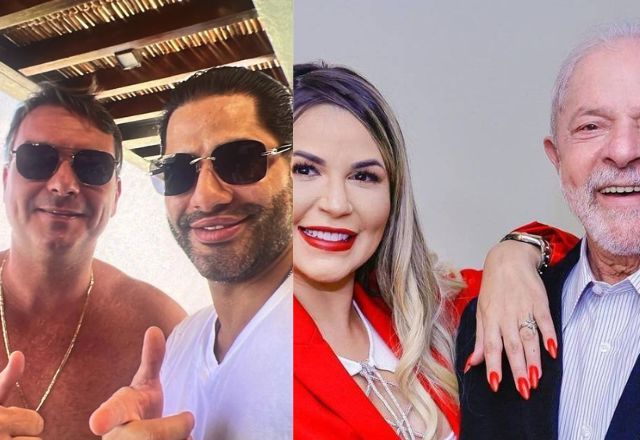 Após Sicário, campanha de Flávio mira foto de Lula e Deolane