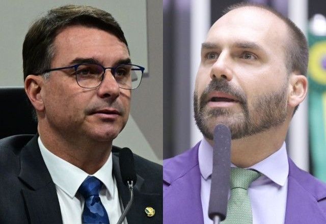 Flávio Bolsonaro põe Eduardo em lista de reunião com Trump