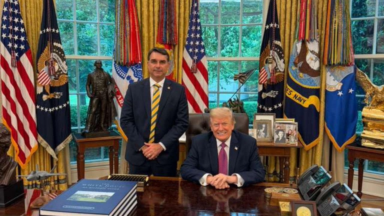 Flávio e Trump