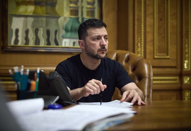 Presidente da Ucrânia, Volodymyr Zelensky | Divulgação/governo da Ucrânia