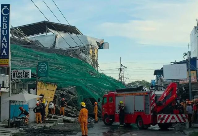 Desabamento nas Filipinas deixa morto e desaparecidos Desabamento nas Filipinas deixa morto e desaparecidos