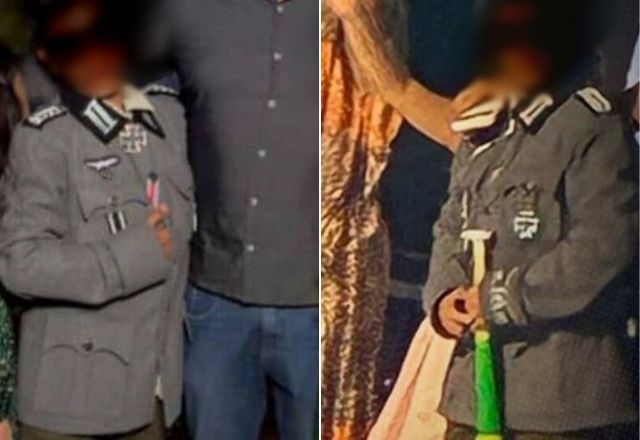 Adolescente usa traje nazista em festa de formatura no RN | Reprodução