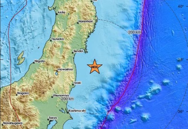 Terremoto de magnitude 6,1 atinge costa leste do Japão