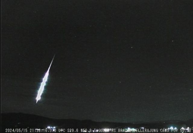 Meteoro em Santa Catarina | Reprodução
