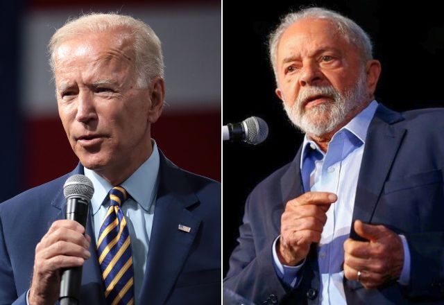 Presidente dos EUA, Joe Biden, e presidente Lula | Reprodução