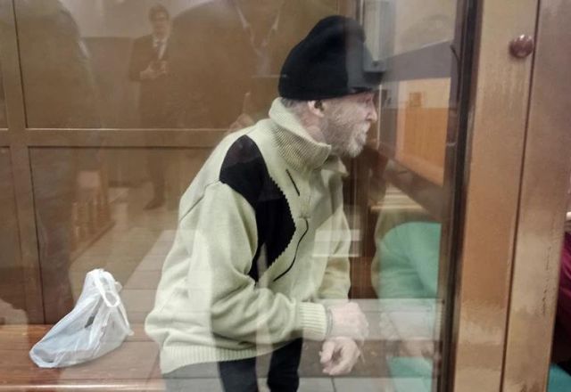 Stephen James Hubbard durante julgamento | Divulgação/Tribunal de Moscou