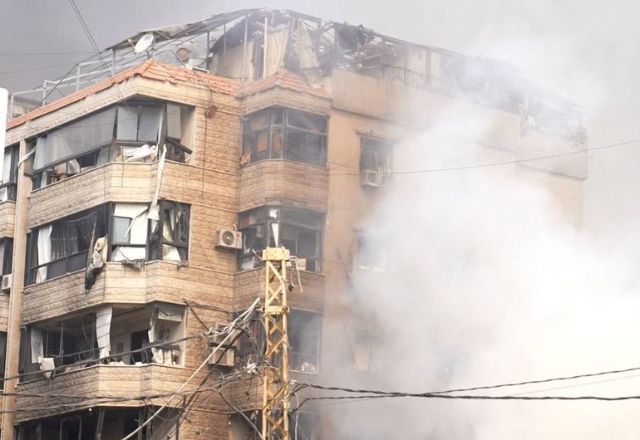 Ataque israelense atingiu prédio residencial no Líbano | Houssam Hariri/UNHCR  