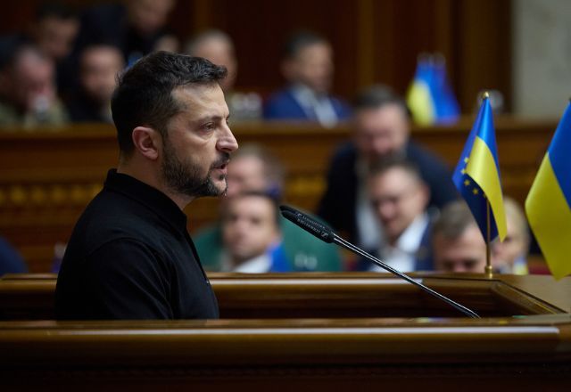 Presidente da Ucrânia, Volodymyr Zelensky | Divulgação/governo