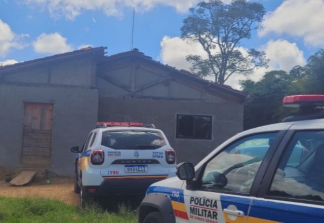 Homicídio aconteceu dentro da casa da família, na Zona Rural da cidade de Itapeva | Divulgação/PMMG