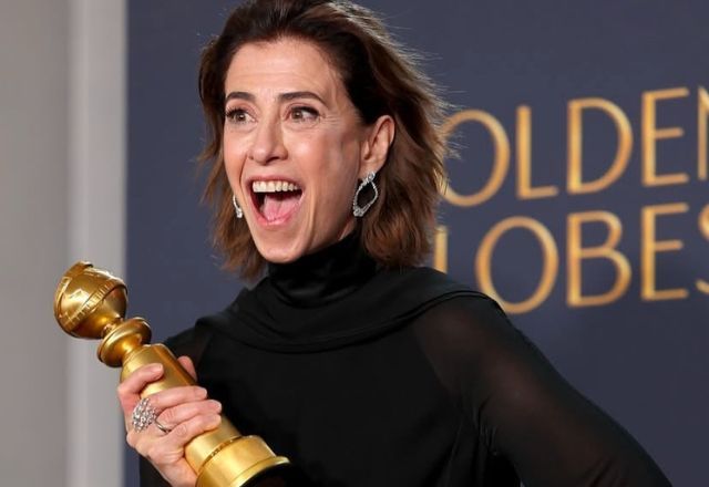 Fernanda Torres levou prêmio na categoria Melhor Atriz de Drama | Reprodução/redes sociais