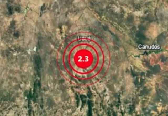 Tremor aconteceu no município de Uauá (BA) | Divulgação/RSBR