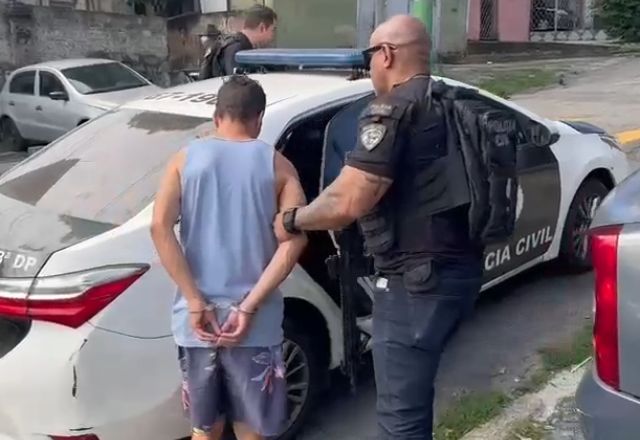 Homem foi preso no bairro de Vigário Geral, zona norte do Rio de Janeiro | Reprodução