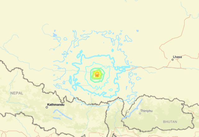 Terremoto de magnitude 5,6 atinge região da China