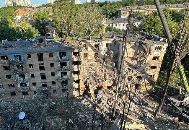 Bombardeios atingiram a cidade de Kiev | Divulgação/governo ucraniano