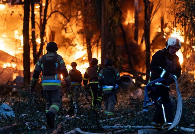 Ucrânia foi atingida por novo ataque russo | Divulgação/governo ucraniano