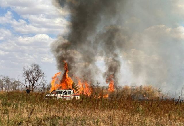 Defesa Civil já registrou 11 focos de incêndio ativos no fim de semana | Divulgação/governo de SP