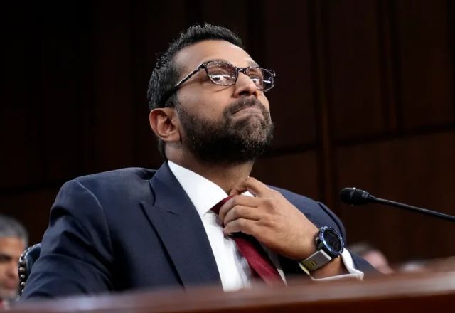 Diretor do Departamento Federal de Investigação dos EUA, Kash Patel | Divulgação