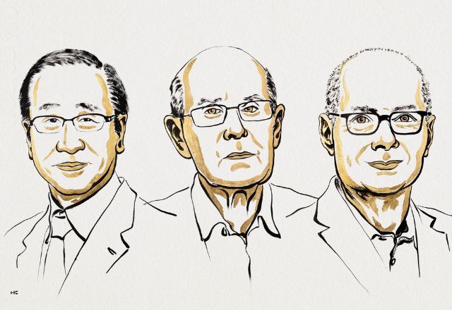  Susumu Kitagawa, Richard Robson e Omar M. Yaghi levam Nobel de Química | Johan Jarnestad/Academia Real de Ciências da Suécia