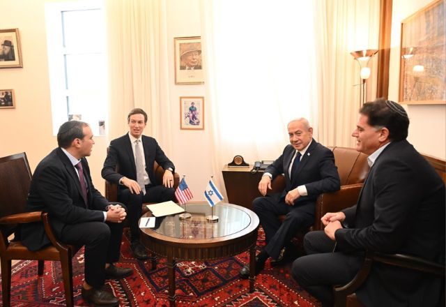 Enviado americano Jared Kushner se reuniu com Netanyahu | Divulgação/governo israelense
