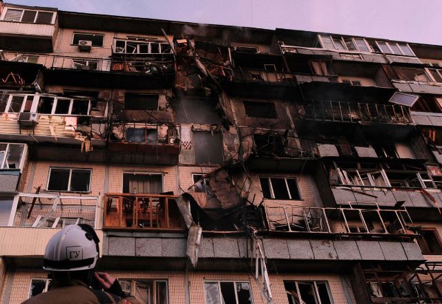 Bombardeio atingiu oito distritos de Kiev, capital da Ucrânia | Divulgação/governo da Ucrânia