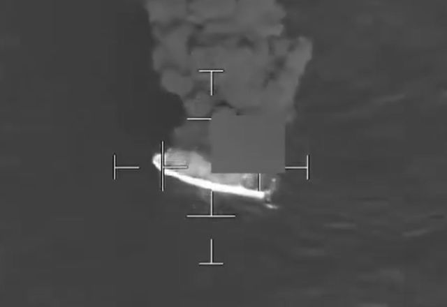 Ataque foi realizado no Pacífico Oriental | Divulgação/Marinha dos EUA