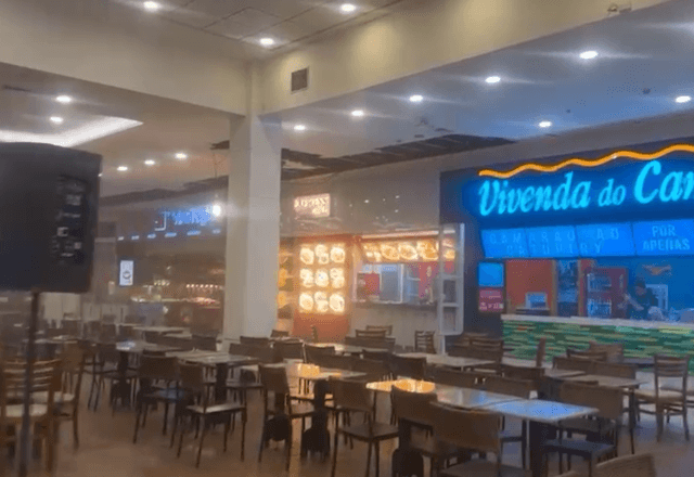 Teto de Shopping Frei Caneca, em São Paulo desaba parcialmente | Foto: Cedida ao SBT - 13.02.2026