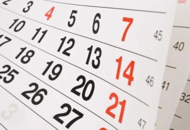 Calendário | Reprodução