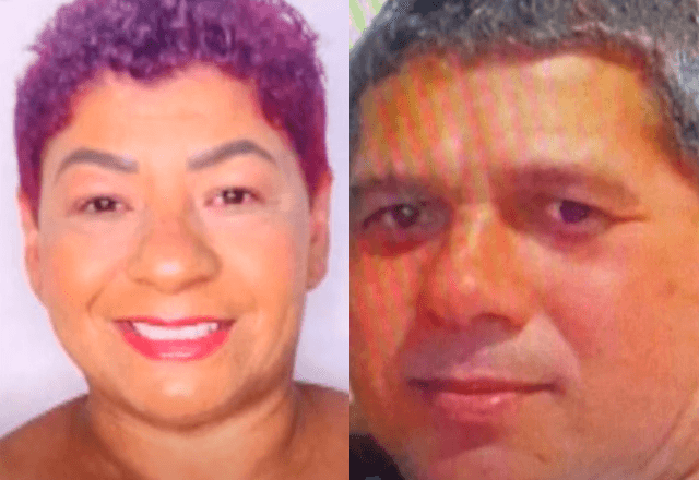 Doracy dos Santos Barbosa e seu ex-companheiro Adriano, conhecido como 'Malibu' | Foto: Reprodução/SBT Brasil - 20.02.2026