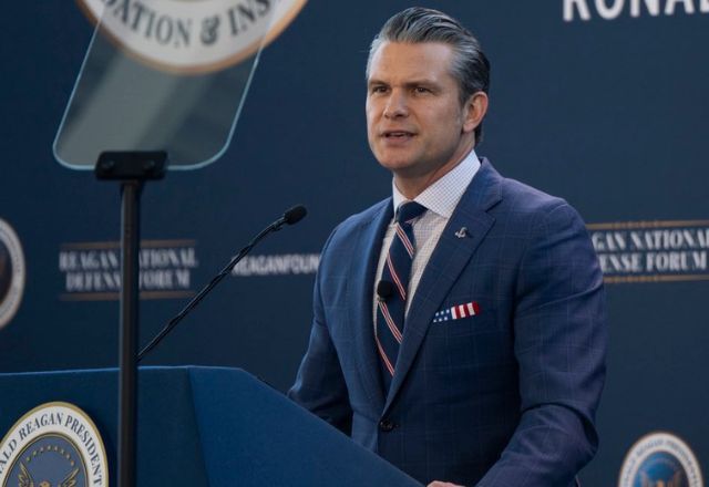 Secretário de Defesa dos EUA, Pete Hegseth | Divulgação