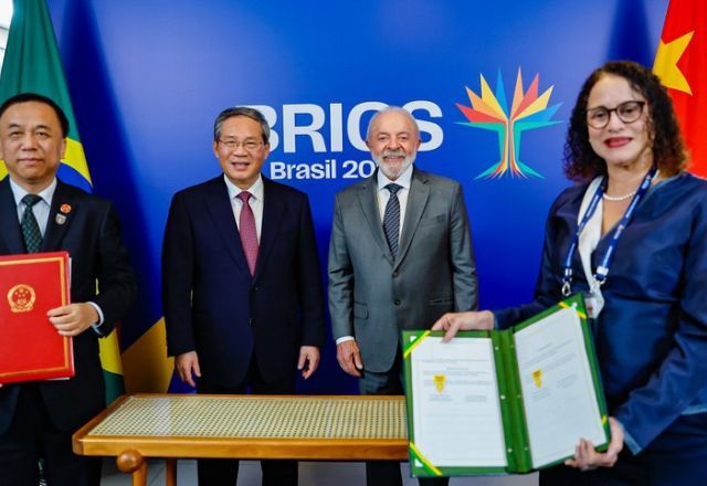 Brasil e China fecham acordo tecnológico para monitoramento climático | Foto: Ricardo Stuckert/PR