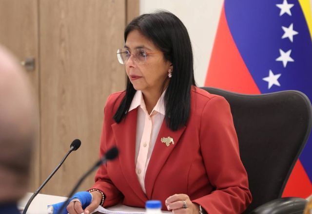 Presidente interina da Venezuela, Delcy Rodríguez | Divulgação