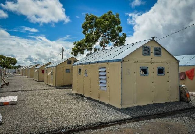 Estrutura já foi utilizada para abrigar refugiados venezuelanos em Roraima | Divulgação/Ministério da Defesa
