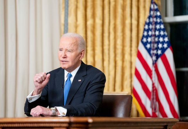 Biden fez discurso de despedida no Salão Oval da Casa Branca | Divulgação/Casa Branca