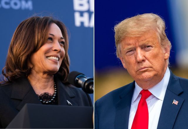 Kamala Harris e Donald Trump | Reprodução