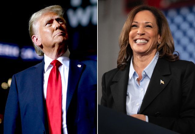 Donald Trump e Kamala Harris | Reprodução