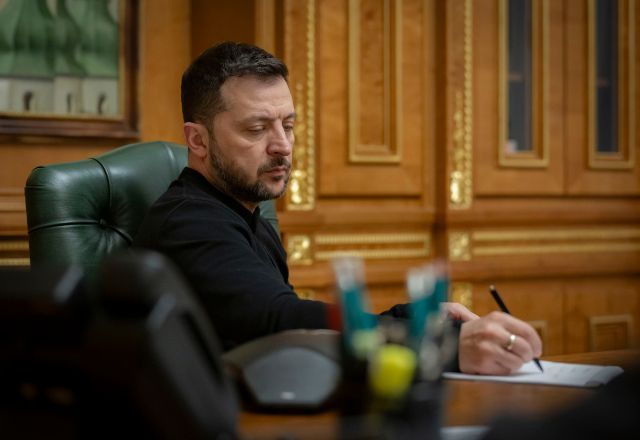Presidente da Ucrânia, Volodymyr Zelensky | Divulgação/governo ucraniano
