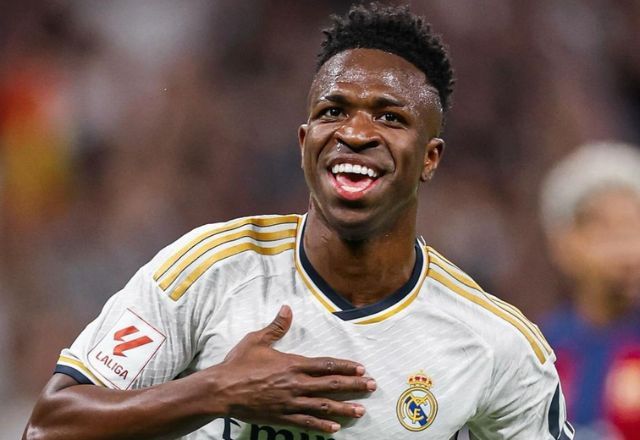 Vini Jr. jogando pelo Real Madrid | Reprodução/redes sociais