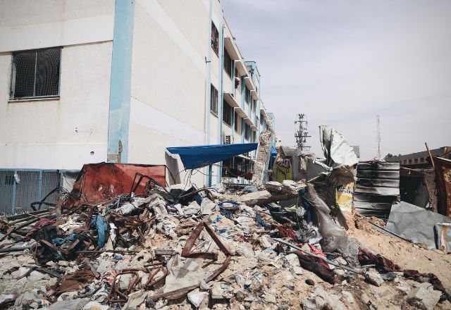 Escola estava localizada no centro de Gaza | UNRWA