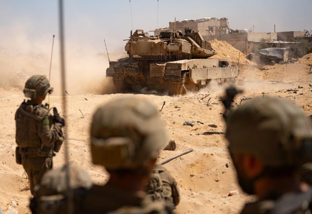Israel intensificou  a ofensiva terrestre na Faixa de Gaza | Divulgação/Forças de Defesa de Israel